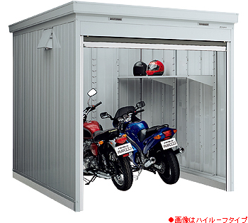 バイク保管庫土間